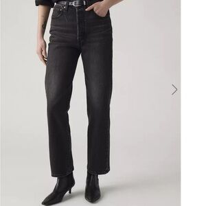 Levis Ribcage Straight Ankle